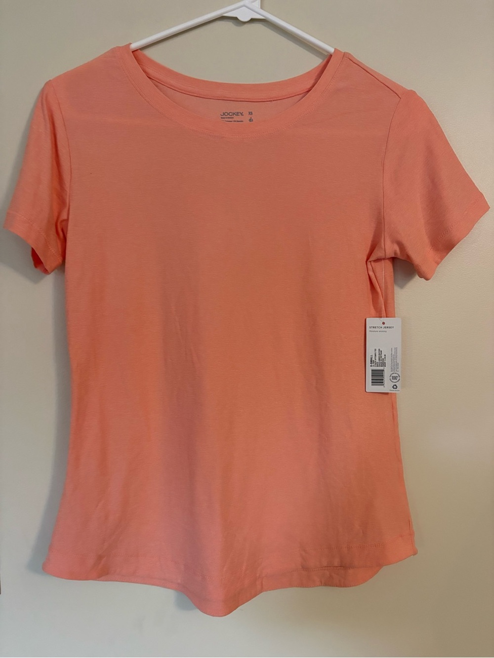 NWT Jockey Stretch Jersey Knit Moisture Wicking Tee
